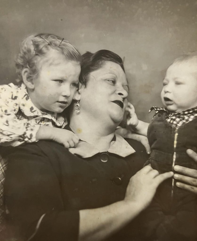 Lula, Jenny's aunt, is shown in a black and white photo